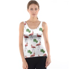 Flamingosandleaves Tank Top