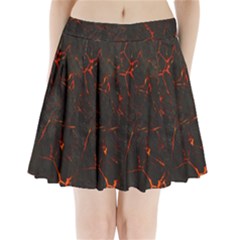 Volcanic Textures Pleated Mini Skirt