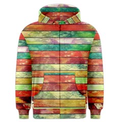 Stripes Color Oil Men s Zipper Hoodie