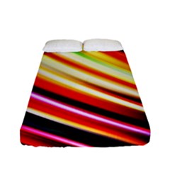 Funky Color Lines Fitted Sheet (full/ Double Size)