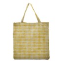 Spring Yellow Gingham Grocery Tote Bag View2