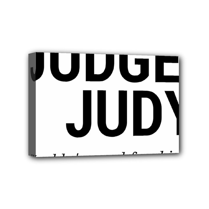 Judge judy wouldn t stand for this! Mini Canvas 6  x 4 