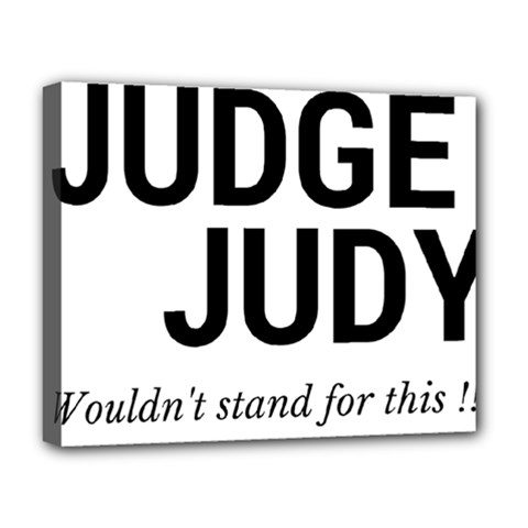 Judge Judy Wouldn t Stand For This! Deluxe Canvas 20  X 16   by theycallmemimi