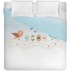 Cute Birds Duvet Cover Double Side (king Size) by linceazul