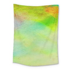 Abstract Yellow Green Oil Medium Tapestry