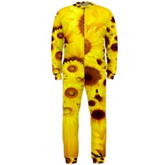 Beautiful Sunflowers Onepiece Jumpsuit (men) 