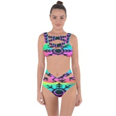 Vector Snowflake Bandaged Up Bikini Set  by BangZart