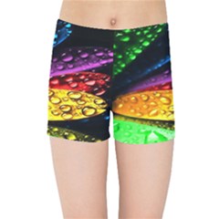 Abstract Flower Kids Sports Shorts