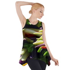 Bright Peppers Side Drop Tank Tunic by BangZart