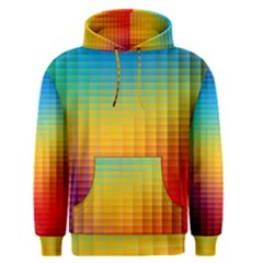 Blurred Color Pixels Men s Pullover Hoodie by BangZart