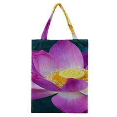 Pink Lotus Flower Classic Tote Bag