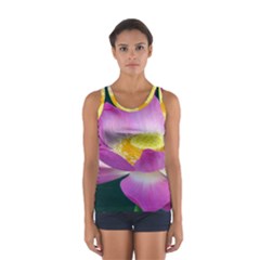 Pink Lotus Flower Women s Sport Tank Top 