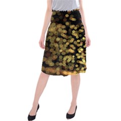 Blurry Sparks Midi Beach Skirt