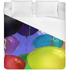 Colorful Balloons Render Duvet Cover (king Size)