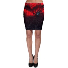 Spider Webs Bodycon Skirt