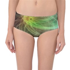 Yellow Smoke Mid-waist Bikini Bottoms