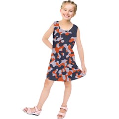 Camouflage Texture Patterns Kids  Tunic Dress