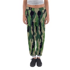 Green Military Vector Pattern Texture Women s Jogger Sweatpants