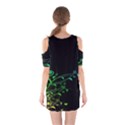 Abstract Colorful Plants Shoulder Cutout One Piece View2