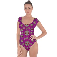 Ladybug In The Forest Of Fantasy Short Sleeve Leotard 