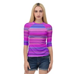 Cool Abstract Lines Quarter Sleeve Tee