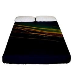 Night Lights Fitted Sheet (king Size)