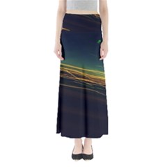 Night Lights Full Length Maxi Skirt by BangZart