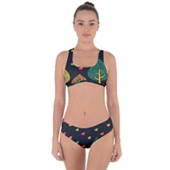 Vector Color Tree Criss Cross Bikini Set by BangZart