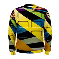 Colorful Docking Frame Men s Sweatshirt