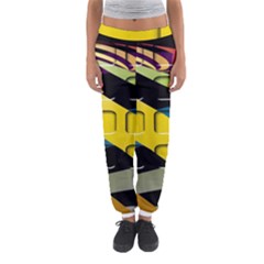 Colorful Docking Frame Women s Jogger Sweatpants by BangZart