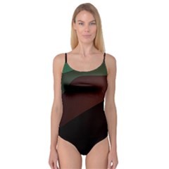 Color Vague Abstraction Camisole Leotard 