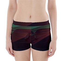 Color Vague Abstraction Boyleg Bikini Wrap Bottoms