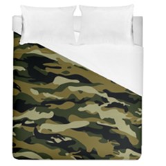 Military Vector Pattern Texture Duvet Cover (queen Size) by BangZart