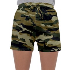 Military Vector Pattern Texture Sleepwear Shorts