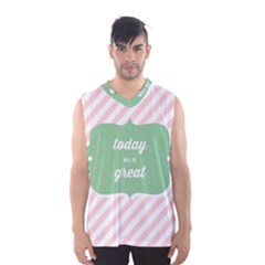 Today Will Be Great Men s Basketball Tank Top