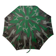 Army Green Camouflage Folding Umbrellas by BangZart