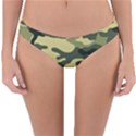 Camouflage Camo Pattern Reversible Hipster Bikini Bottoms View1