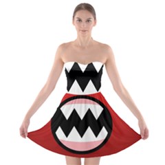 Funny Angry Strapless Bra Top Dress