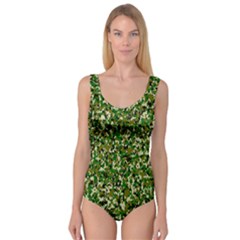 Camo Pattern Princess Tank Leotard 