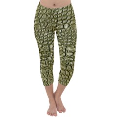 Aligator Skin Capri Winter Leggings 