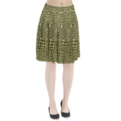 Aligator Skin Pleated Skirt