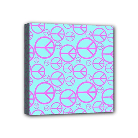 Peace Sign Backgrounds Mini Canvas 4  X 4  by BangZart