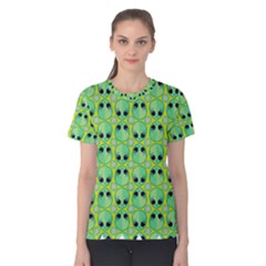 Alien Pattern Women s Cotton Tee