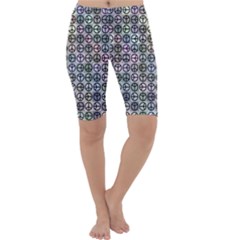 Peace Pattern Cropped Leggings 