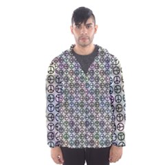 Peace Pattern Hooded Wind Breaker (men)