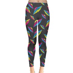 Alien Patterns Vector Graphic Leggings 