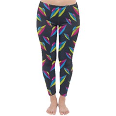 Alien Patterns Vector Graphic Classic Winter Leggings