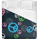Peace & Love Pattern Duvet Cover (King Size) View1