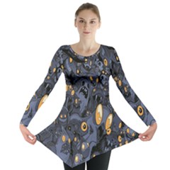 Monster Cover Pattern Long Sleeve Tunic 