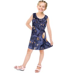 Monster Cover Pattern Kids  Tunic Dress by BangZart